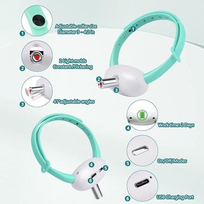 Pet Laser Collar Self Teasing Toy